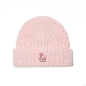 Bonnet MLB Laine Wappen La Dodgers Accessoires Rose | 5126TPDOE