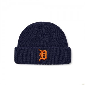 Bonnet MLB Nejelly Detroit Tigers Accessoires Bleu Foncé | 1048HJOGA