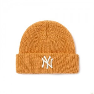 Bonnet MLB [Online Exclusive] Nejelly New York Yankees Accessoires Orange | 6938CQTEJ