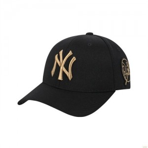 Casquettes MLB Circle Curve New York Yankees Accessoires Noir | 4827AQZXH