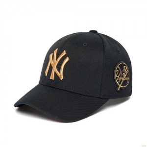 Casquettes MLB Circle Stamp Ball New York Yankees Accessoires Noir | 8271TGBEI