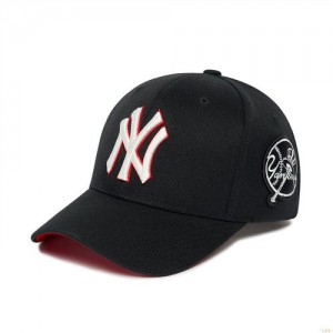 Casquettes MLB Circle Stamp Ball New York Yankees Accessoires Noir | 9147JIATZ