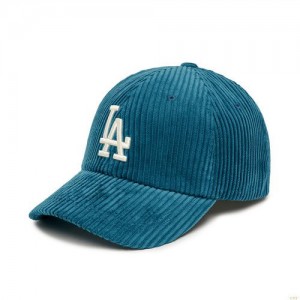 Casquettes MLB Corduroy Unstructureball La Dodgers Accessoires Bleu | 0359QGLKZ