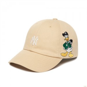 Casquettes MLB Disney Ball New York Yankees Accessoires Beige | 7108WMSUL