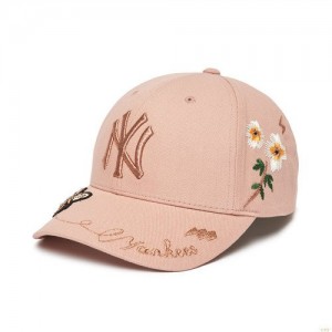 Casquettes MLB Goldbee Ball New York Yankees Accessoires Rose | 1830MJUYR