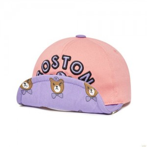 Casquettes MLB Megabear Wire Boston Redsox Enfant Rose | 5419SOTJY