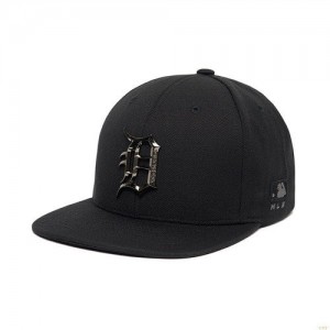 Casquettes MLB Metal Logo Snapbacdetroit Tigers Accessoires Noir | 7362DKTIB