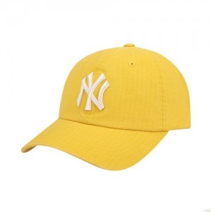 Casquettes MLB Ripstop Ball New York Yankees Accessoires Jaune | 0576AUMZK