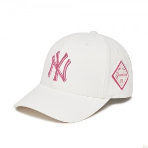 Casquettes MLB Stamp Ball New York Yankees Accessoires Blanche | 4170BWHXF