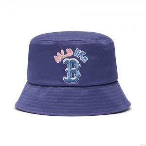 Chapeau Bucket MLB Like Ice Boston Redsox Accessoires Bleu Foncé | 9730SCEQX