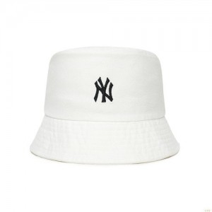 Chapeau Bucket MLB Rookie New York Yankees Accessoires Blanche | 6549JTVOA