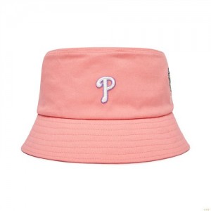 Chapeau Bucket MLB The Year Of Tiger Philadelphia Phillies Accessoires Rose | 2650GYQOZ