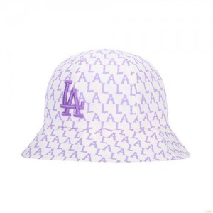 Chapeaux MLB Monogra Pastel Dome La Dodgers Accessoires Violette Clair | 8594PRYSW