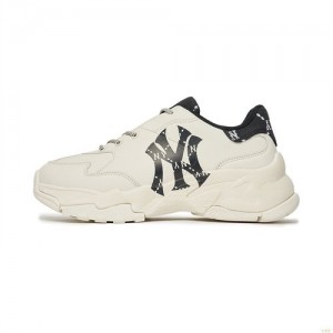 Chaussure Casual MLB Big Ball Monogra New York Yankees Chaussure Blanche | 1089GQJLX