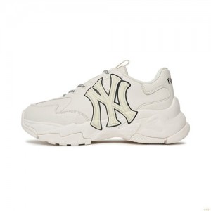 Chaussure Casual MLB Bigball A Classiche New York Yankees Chaussure Blanche | 2465TODXW