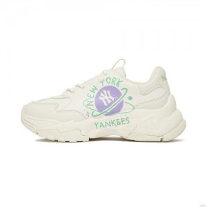 Chaussure Casual MLB Bigball Planet New York Yankees Chaussure Blanche | 8456WCHKA