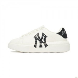 Chaussure Casual MLB Classiche Heel Monogra New York Yankees Chaussure Blanche | 9260WNOGK