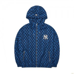 Coupe-vent MLB Monogra Set Up New York Yankees Vetement Bleu | 1982FKRWQ