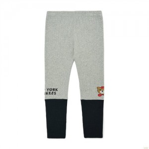 Leggings MLB Megabear Color Blocyoryankees Enfant Grise | 1865XLGUI