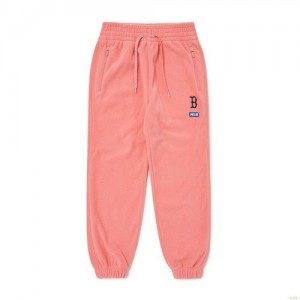 Pantalon De Survetement MLB Athleisure Polar Fleece Boston Redsox Vetement Rose | 8012KDQVR