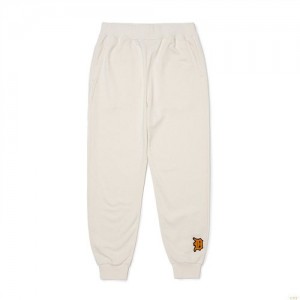 Pantalon De Survetement MLB Basic Mediulogo Trac Vetement Blanche | 5240IXQDH