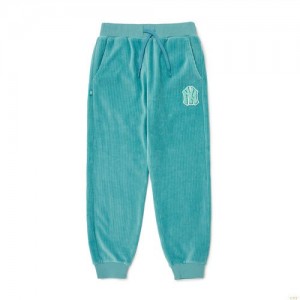 Pantalon MLB Basic Corduroy New York Yankees Enfant Turquoise | 5817JIBMT