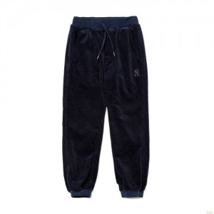 Pantalon MLB Corduroy Jogger New York Yankees Enfant Noir | 5924PQKBX