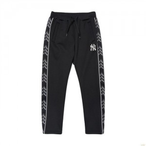 Pantalon MLB Seamball Tape D'hiver Fleece New York Yankees Enfant Noir | 0289AZQIT