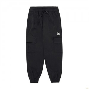 Pantalons Décontractés MLB Basic Cargo New York Yankees Enfant Noir | 5678SIFMV