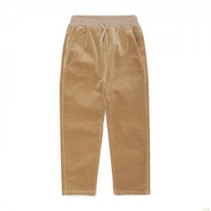 Pantalons Décontractés MLB Basic Corduroy New York Yankees Enfant Beige | 5148GEFKL