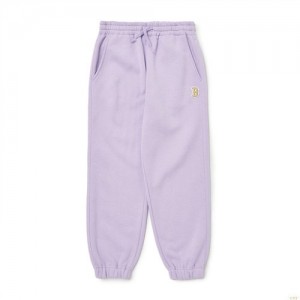 Pantalons Décontractés MLB Basic Logo Boston Redsox Enfant Violette | 6493GQALD