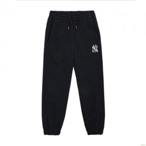 Pantalons Décontractés MLB Basic Logo New York Yankees Enfant Noir | 0467EZOYU