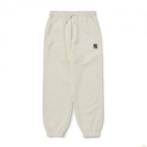 Pantalons Décontractés MLB Basic Logo New York Yankees Enfant Blanche | 9687LJFAV