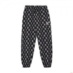 Pantalons Décontractés MLB Monogra All Over New York Yankees Enfant Noir | 2468UPFTM