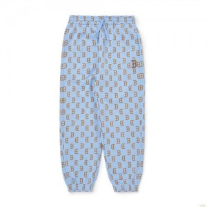 Pantalons Décontractés MLB Monogra Allover Boston Redsox Enfant Bleu | 6270VQKAH