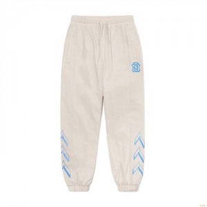 Pantalons Décontractés MLB Seamball Woven New York Yankees Enfant Blanche | 7608IKMHD