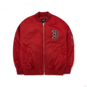 Pulls MLB Basic Mediulogo Woven Padde Baseball Boston Redsox Vetement Rouge | 8097XCIQK