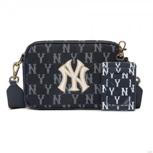 Sacs Crossbody MLB Basic Monogra Deninew York Yankees Accessoires Noir | 4960OTBZA