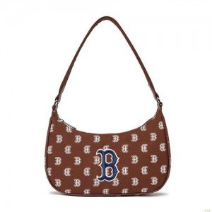 Sacs MLB Classiche Monogra Hobo Boston Redsox Accessoires Marron | 3689KTHMG