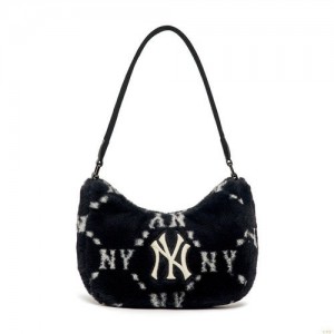 Sacs MLB Dia Monogra Fur Hobo New York Yankees Accessoires Noir | 7954WNSLO