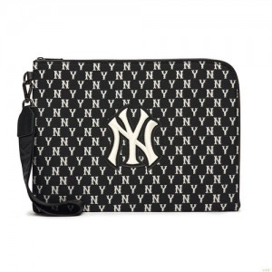 Sacs MLB Monogra Digital Device Pouch New York Yankees Accessoires Noir | 1529ANQYV