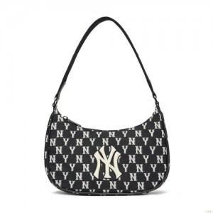 Sacs MLB Monogra Hobo New York Yankees Accessoires Noir | 1705WMHTZ