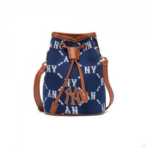 Sacs Seau MLB Monogra Min New York Yankees Accessoires Bleu Foncé | 5062DPXSM