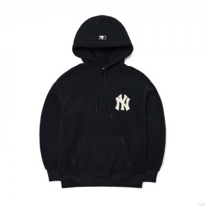 Sweat a Capuche MLB Basic Baclogo Fleece New York Yankees Vetement Noir | 3274SQUTX