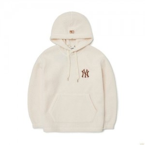 Sweat a Capuche MLB Basic Small Logo Fleece Overfit New York Yankees Vetement Blanche | 9418IMZPD