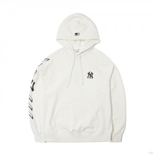 Sweat a Capuche MLB Seamball Oneside Sleeve Mega Overfit New York Yankees Vetement Blanche | 1274SXPLO