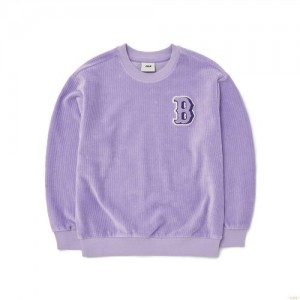 Sweats MLB Basic Corduroy Boston Redsox Enfant Violette | 9610ZYTFV