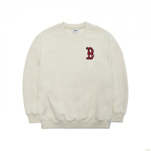 Sweats MLB Checbig Logo Boston Redsox Enfant Blanche | 4230EQWCY