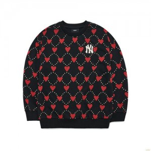 Sweats MLB Heart All Over New York Yankees Enfant Noir | 1247TAKBE