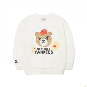 Sweats MLB Megabear New York Yankees Enfant Blanche | 8542ENWHG